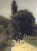 Pierre Renoir Landscape with Two Figures oil painting